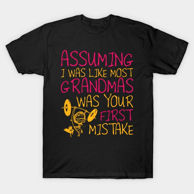 Assuming I Was Like Most Grandmas T-Shirt by Bingeprints